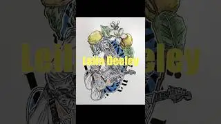 Leila Deeley #limegarden #penart #rock