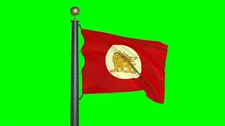 Flag of Agha Mohammad Khan (green screen)