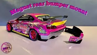 Mounted the rear Bumper with Magnets on the Body