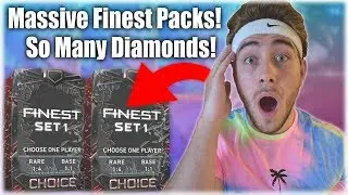 HUGE Finest Diamond Pull! So Many Diamonds Massive Pack Opening! MLB The Show 19 Diamond Dynasty