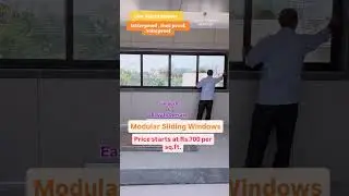 Modular Aluminium Sliding Windows price starts at Rs.700 per sq.ft. | Sanjeevan & Company