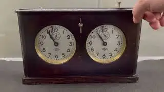 Soviet Chess Clock made by Chasprom Tool Factory in 1956