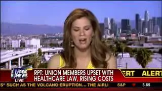Michelle Fields Rpt  Union Members Upset w  Healthcare Law, Rising Costs   Eric Bolling   1 31 13
