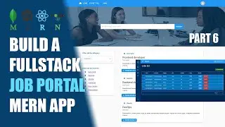 Start with React &  Mui  - Build a complete Fullstack Job portal MERN Stack app -part 6