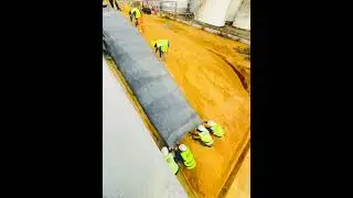 Cement blankets Rapid erosion control solution  #cementblanket #pondliner #erosioncontrol  #fishing