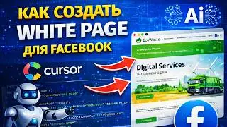 Генерация White Page для Facebook с помощью Cursor AI