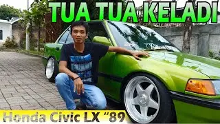 Modifikasi mobil honda civic LX tahun 1989 Ceper, chamber, simple menawan di era milenial