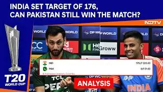 India Vs Pak Match Highlights: India Set A Massive Target Of 176 For Pakistan In T20 WC Match