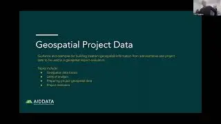 Lesson 2:  Geospatial Project data