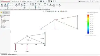 Solidworks Simulation tutorial | Truss analysis