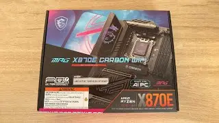 MSI MPG X870E CARBON WIFI | Unboxing