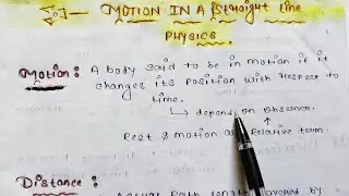 Motion, Distance & Displacement | Super Easy Explanation with Real Life Examples 🚗💨