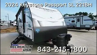 New 2024 Keystone RV Passport SL 221BH Travel Trailer @recreationusa