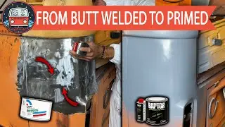 How To Properly Prime and Fill Welded Panels | VW Bus Restoration Episode: 16