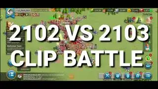 ROK 2102 vs 2103 First War . epic clip battle