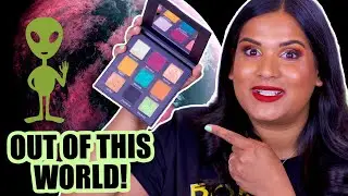 Alien Cosmetics Lore Palette 👽 Gorgeous duo-chrome eyeshadows under $30 | Karen Harris Makeup