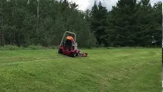 Ventrac 4500K with Contour Mower on 20 Degree Embankment