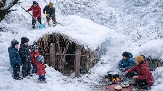 Most Relaxation Himalayan Village Life into The Snow | Humla | Nepal |Cooking And Eating With Snow |