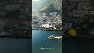 Trading the Christmas shopping chaos for this viewin Garda Lake, Limone 🍋