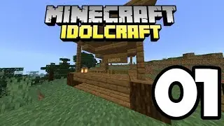 My First Shop + Mining // IdolCraft - Episode 1