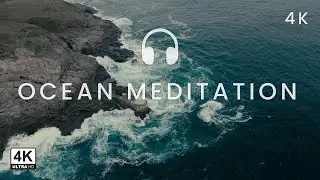[4K] Ocean Sound + Meditation Ambient Music 2025 - Deep Relax & Sleep Sounds