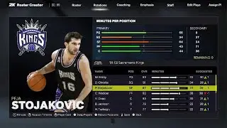 NBA 2K26: Sacramento Kings '01-'02 classic team Modern Era