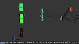 Digital Logic Sim. BUILDING A COMPUTER ( part 11 ) How to Make an ALU.