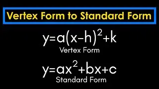 Transform Quadratic Functions from VERTEX FORM to STANDARD FORM