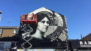Star Platforms provide powered access equipment to help bring the Madge Gill Mural to life