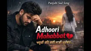 Adhoori Mohabbat | Sad Punjabi Song | Heart Touching Punjabi Breakup Song 2026 #viralsong #tending
