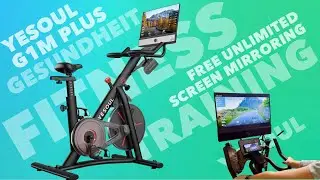 Byb bye Winterspeck - Fit werden mit dem smarten Indoor Fitness Bike YESOUL G1M Plus - TEST REVIEW