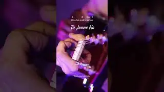 Tu Jaane Na Guitar Chords #shorts