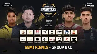 TEC GAUNTLET SEASON 2 - BGMI | SEMIFINALS- GROUP BxC ft. @TeamXSparkBGMI @CarnivalGamingg @justjelly
