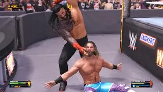 Roman Reigns Vs Seth Freakin Rollins | Extreme Rules Match| WWE 2K25 Gameplay
