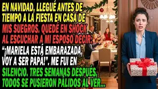 🎄Llegué Temprano, Justo Para Oír A Mi Esposo Anunciar El Embarazo De Su Amante. 3 Semanas Después...