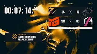 2022 VCT Game Changers APAC Series： Open 2   ZOL Meraki vs GamDaeng