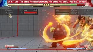 SFV AE Ken New Combos day 2 (535 dmg No crush counter)