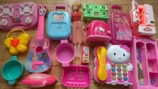 2:23 Minutes Satisfying Unboxing Hello Kitty Tiny Barbie Doll Kitchen Set | ASMR | Cute Mini Toys