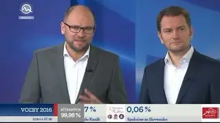 Voľby 2016: Víťazi volieb na TV Markíza 6.3.2016