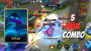 Atlas Combo Montage - Gameplay Highlight Mobile Legends 2021 #1