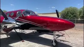 Cessna 425 N425WB Master Aircraft Services Aircraft Paint Shop
