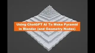 BSLIVE Using ChatGPT AI To Generate 3D Pyramid in Blender