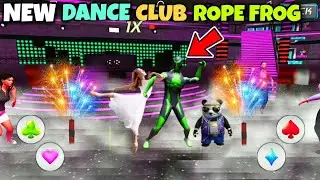 NEW DANCE CLUB IN ROPE FROG NINJA HERO || SECRET DANCE CLUB ROPE FROG || ROPE FROG NINJA NEW UPDATE*