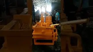 Double Action Baling Press Machine #baler #baling