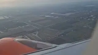 Take off EHAM easyJet A319 29-1-2024
