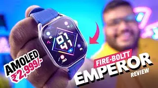 Fire-Boltt Emperor Smartwatch Review - BIG AMOLED Display Calling Smartwatch @₹2999!!