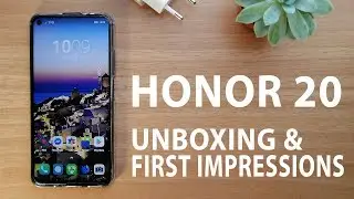 Honor 20 - Unboxing & First Impressions