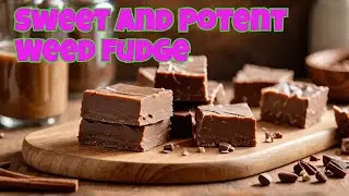 Making homemade fudge infused with cannabutter