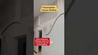 vareasi dinding keren 👍 masih berperoses #gypsum #interiordesign #trending #rumahunikminimalis