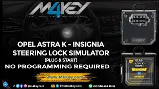 How to install Opel Astra K Steering Lock Emulator Simulator (Plug & Start)